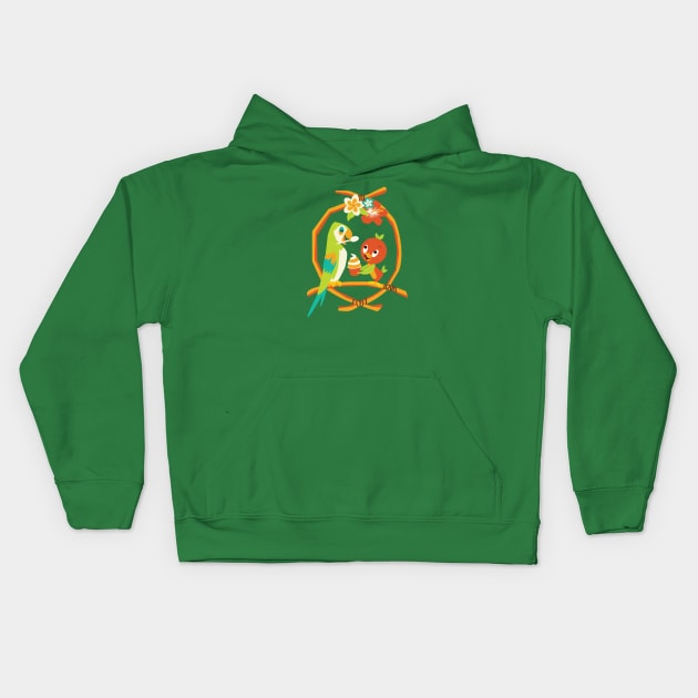 Sunshine Tree Terrace Kids Hoodie by SarahLouiseNicholson